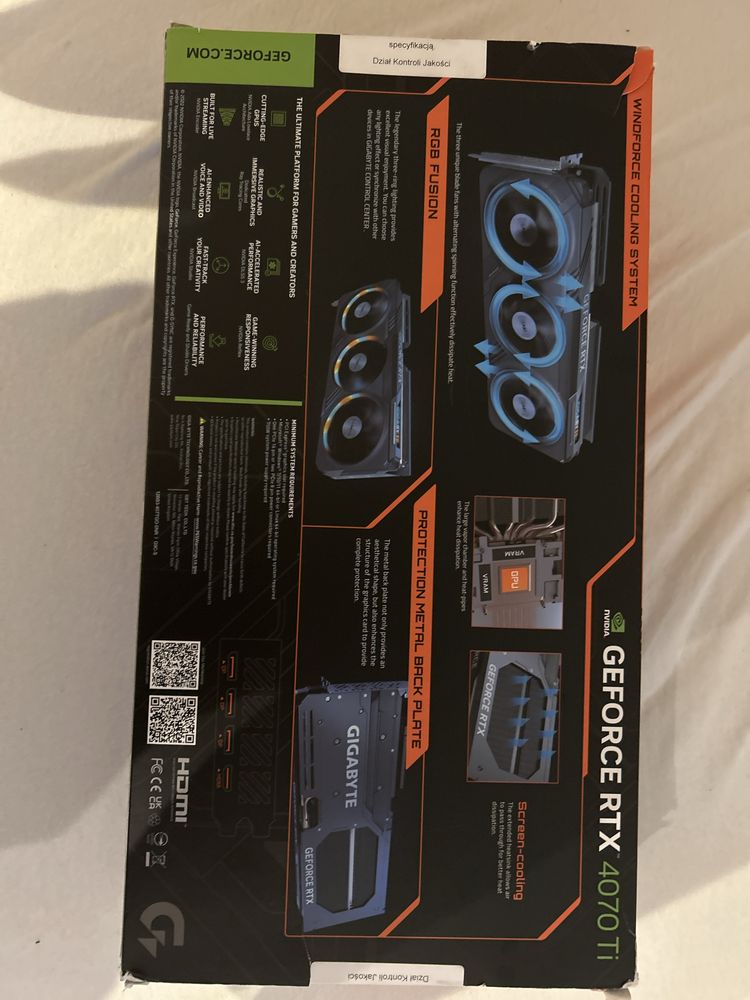 Geforce Rtx 4070 ti gigabyte Gaming OC