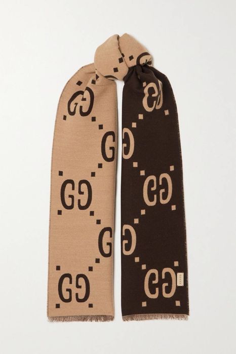 GUCCI Szal Monogram Dwustronny