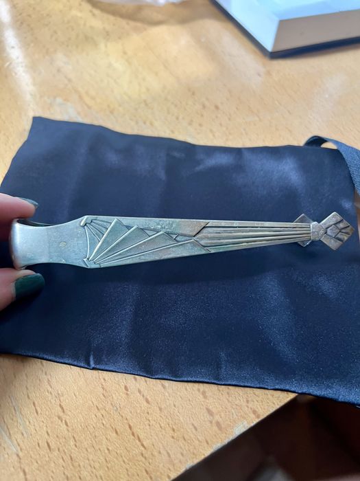 Pinça  antiga para gelo