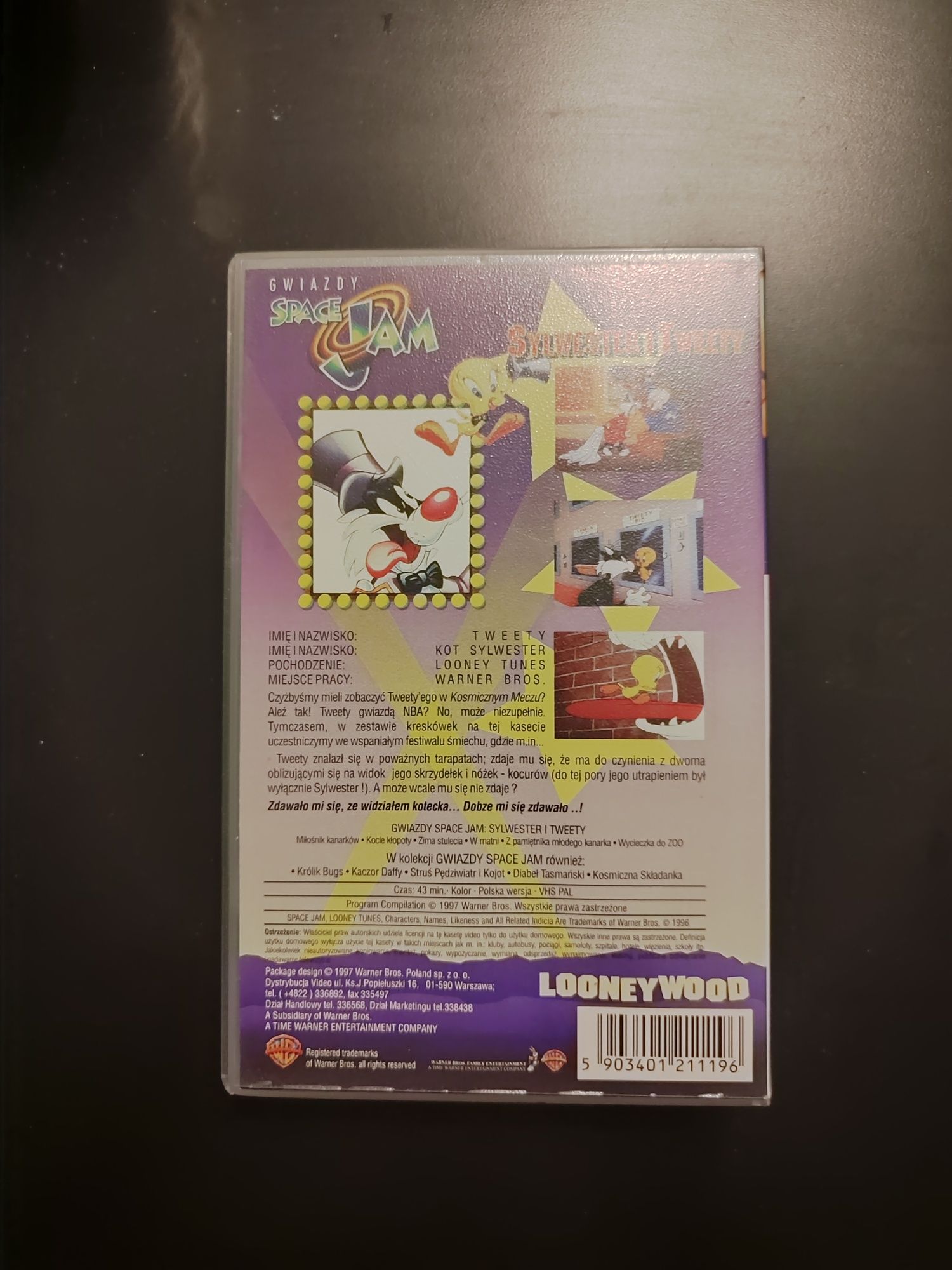 Sylwester i Tweety bajka VHS