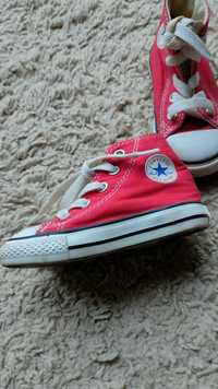 Крутые красные кеды converse all star