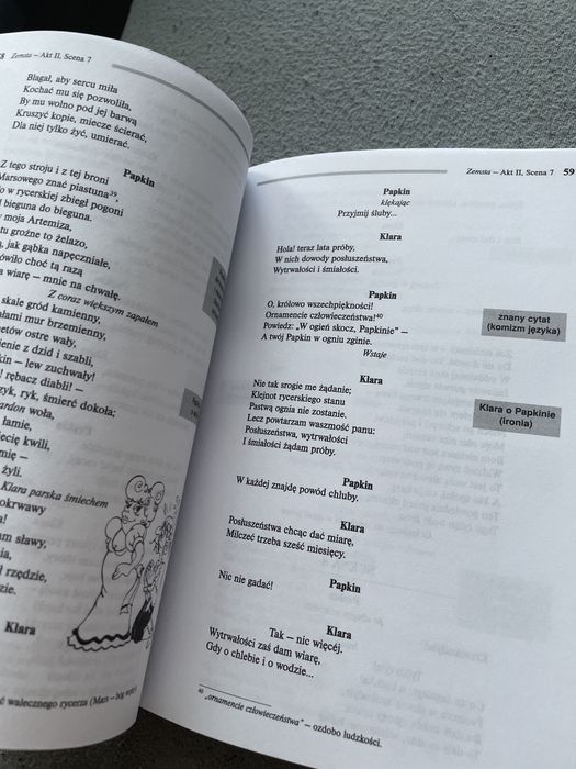 Lektura „Zemsta”