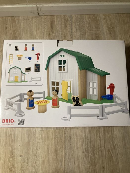 Klocki drewniane Brio domek dwupoziomowy seria My home town