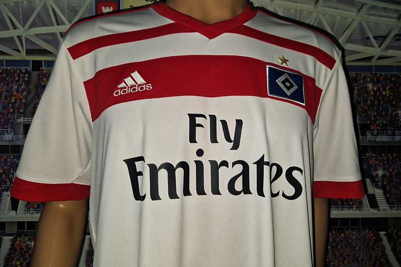 Hamburger SV Adidas Climacool 2017-18 home #2 Dennis Diekmeier size XL