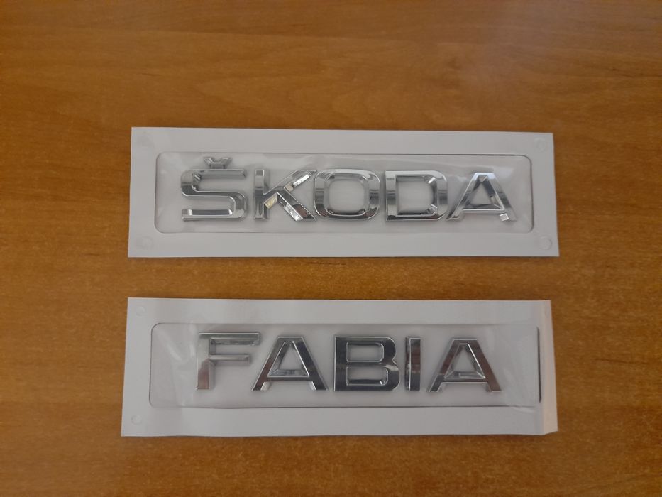Napis na tylną klapę Skoda Fabia