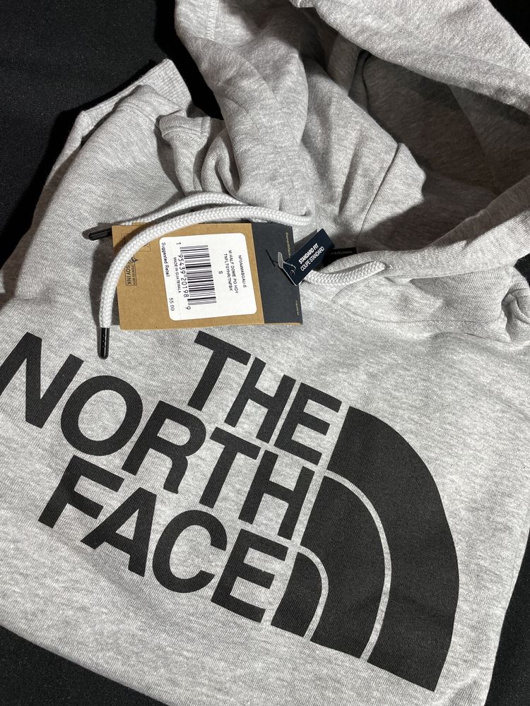 Худи серое The North Face Half Dome оригинал