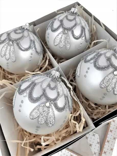 Bombki szklane choinkowe