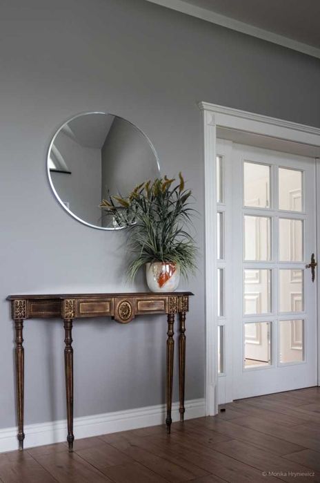 Lustro okrągłe loft w aluminiowej ramie 60, 70, 80, 90, 100 cm