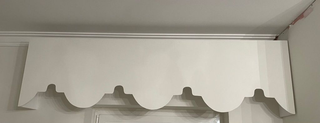 Conjunto de três sanefas