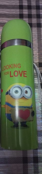 Термос дитячий Посіпаки, Міньйон яскравий ефектний 0,5л зелений