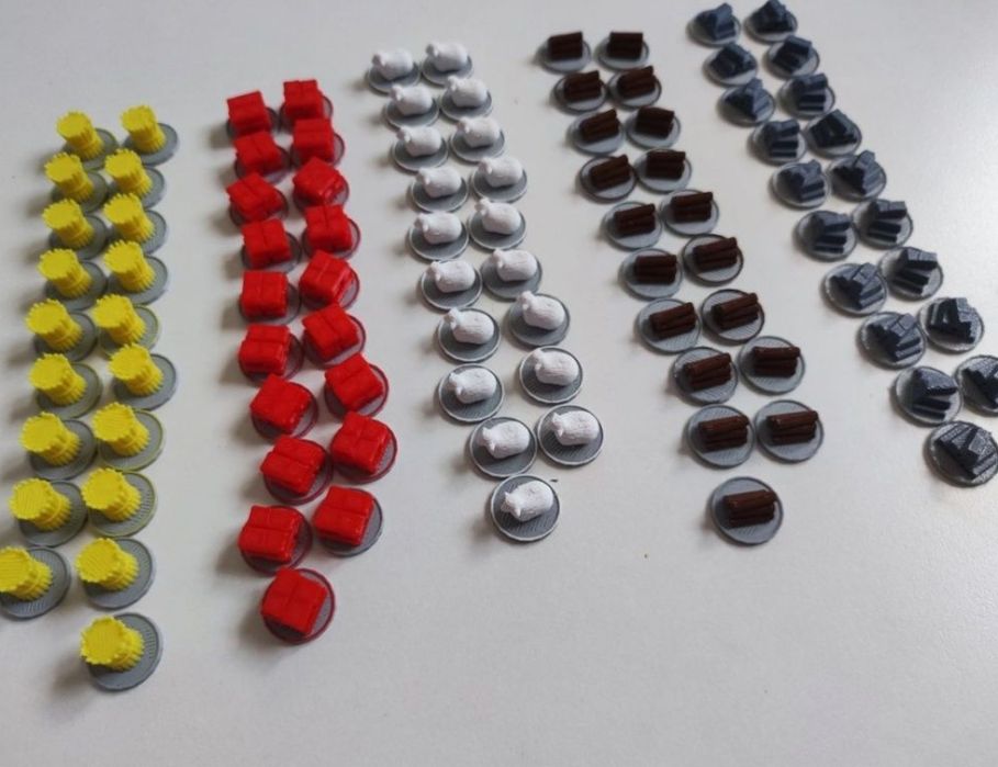 CATAN osadnicy z Catanu zestaw surowców do gry