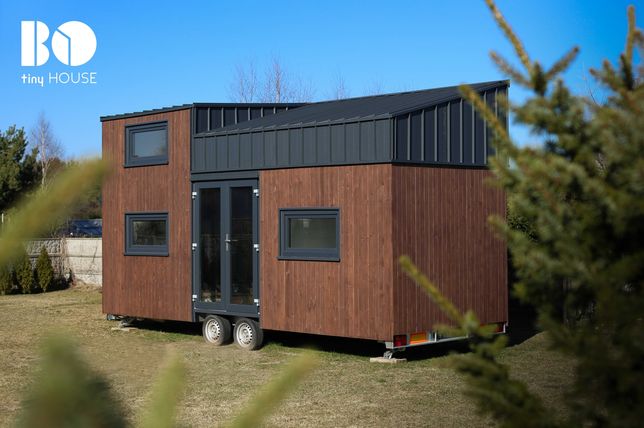 Tiny House w pełni mobilny domek na przyczepie całoroczny