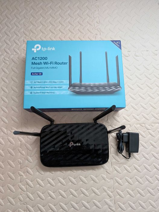 Router TP-Link Archer C6 AC1200 Dual-Band WiFi 5 Gigabit