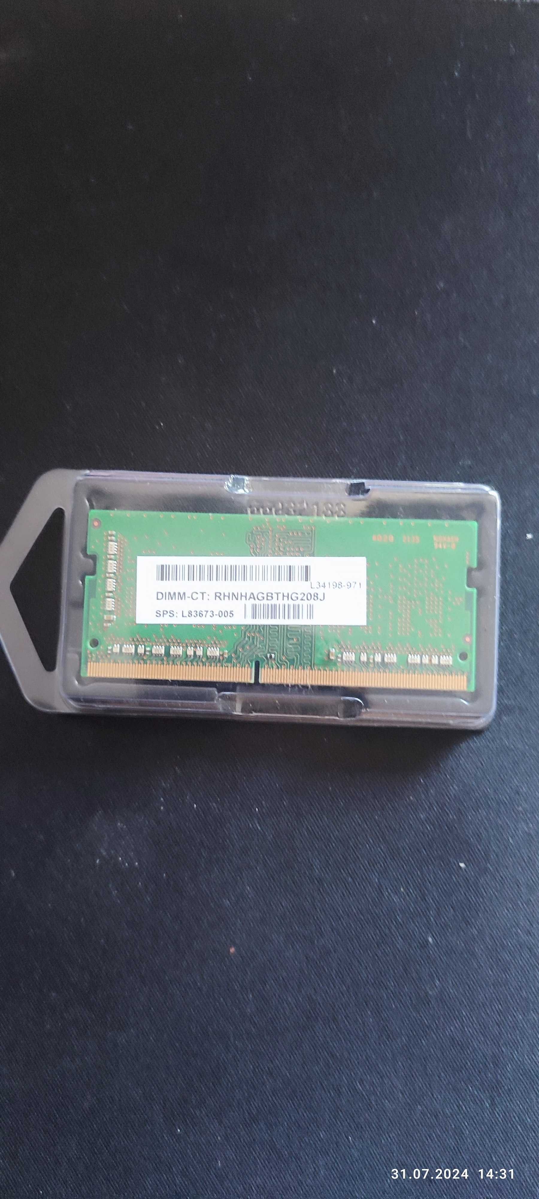 Модуль пам'яті ноута SoDIMM DDR4 4GB 3200 MHz Samsung M471A5244CB0-CWE