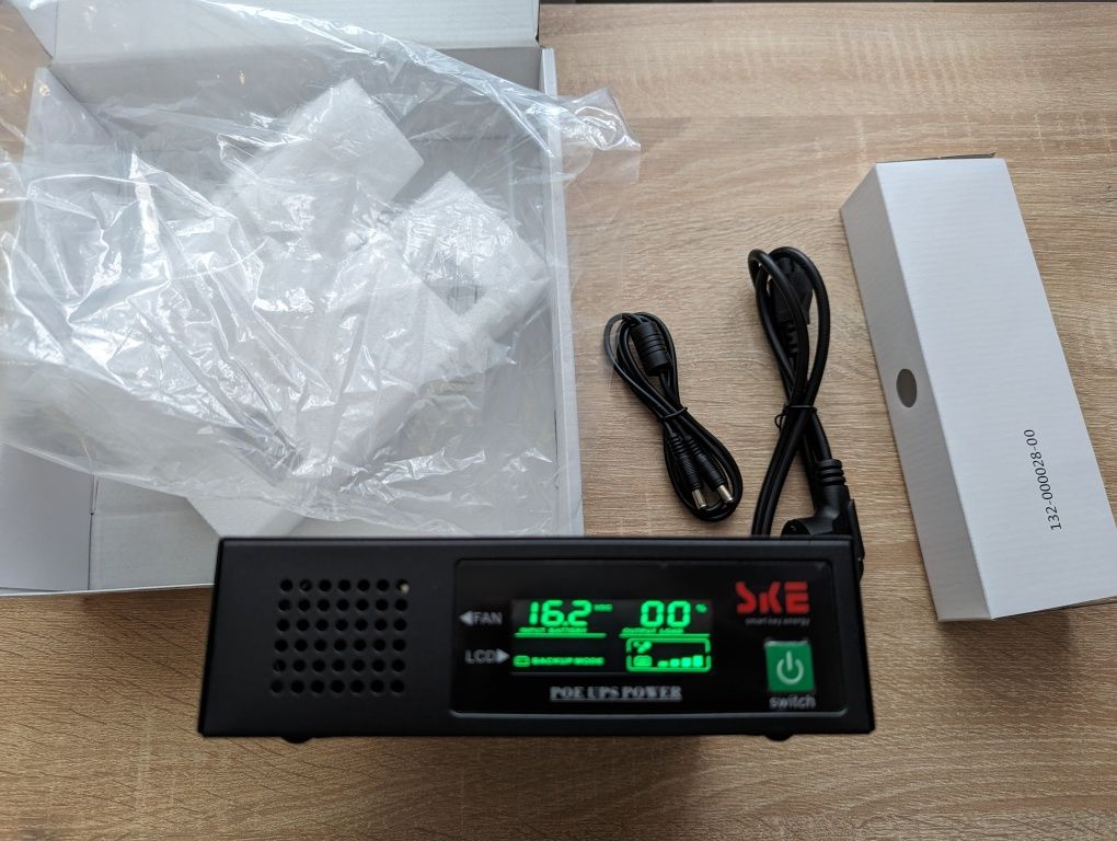 UPS для роутера. Ske mini poe 60w.