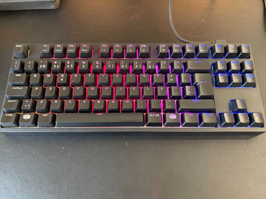 Teclado mecânico Coolermaster Masterkeys Pro S RGB