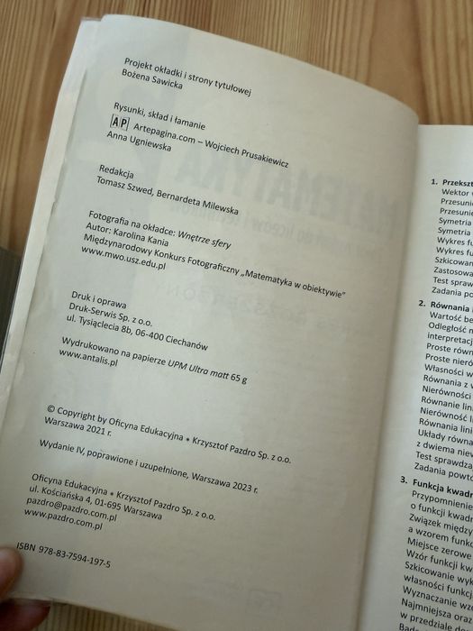 Matematyka 2 zbiór zadań do liceów i techników zakres rozszerzony