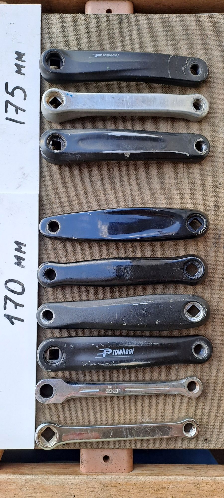 Шатуни  Shimano 6 - 9 передач, лівий... окремо  170мм.