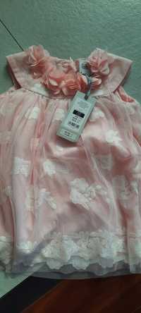 Nowa Tiulowa sukienka niemowlęca