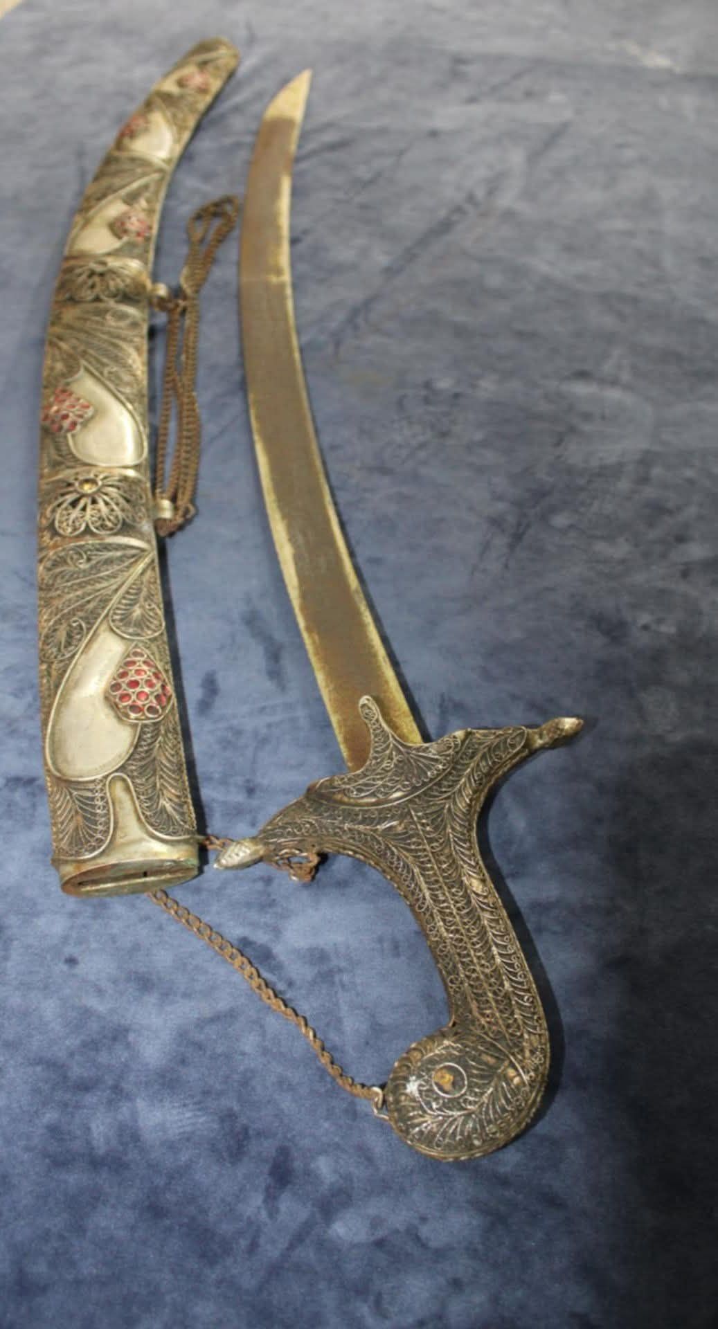 Grande sabre árabe de cerimónia