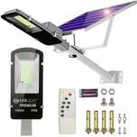 LATARNIA ogrodowa uliczna lampa solarna zewnętrzna mocna 1000W panel