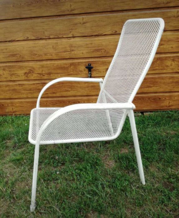 Krzesło ogrodowe metalowe na taras balkon działkę