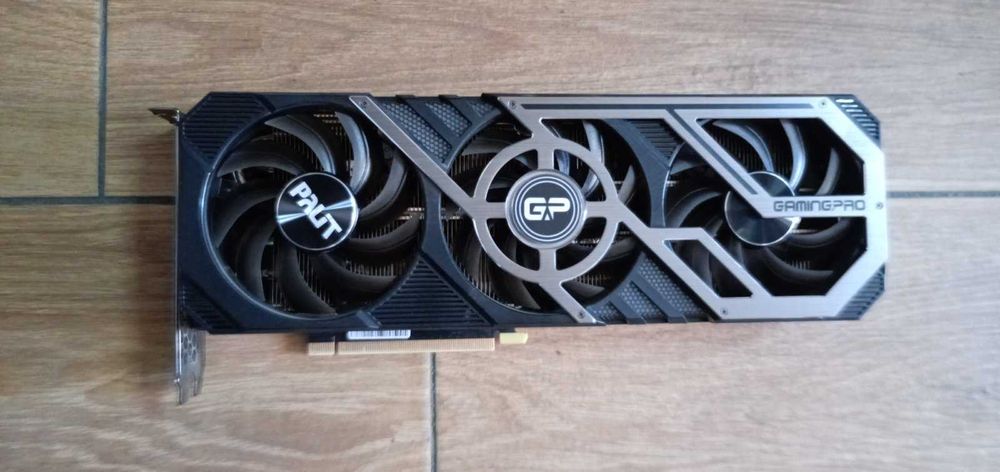 Відеокарта с гарантією Geforce RTX Palit GamingPro 3070 8Gb 256bit V1
