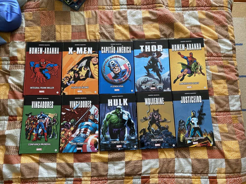 Banda Desenhada Coleção Livros Heróis Marvel