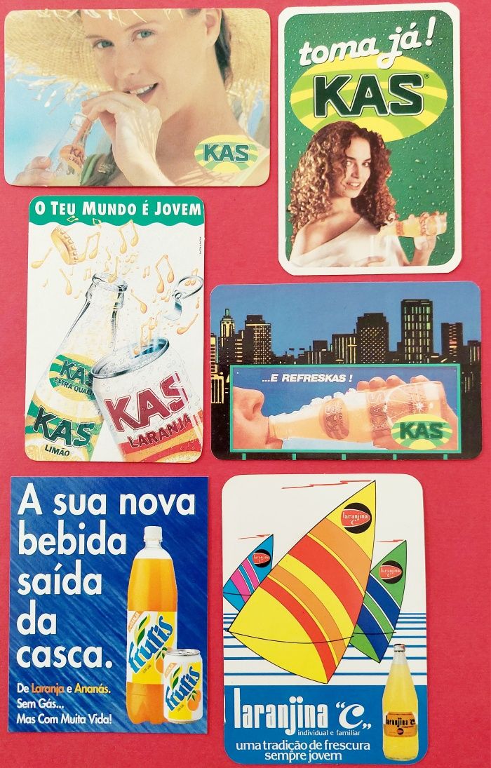 Calendários Refrigerantes Anos 80/90