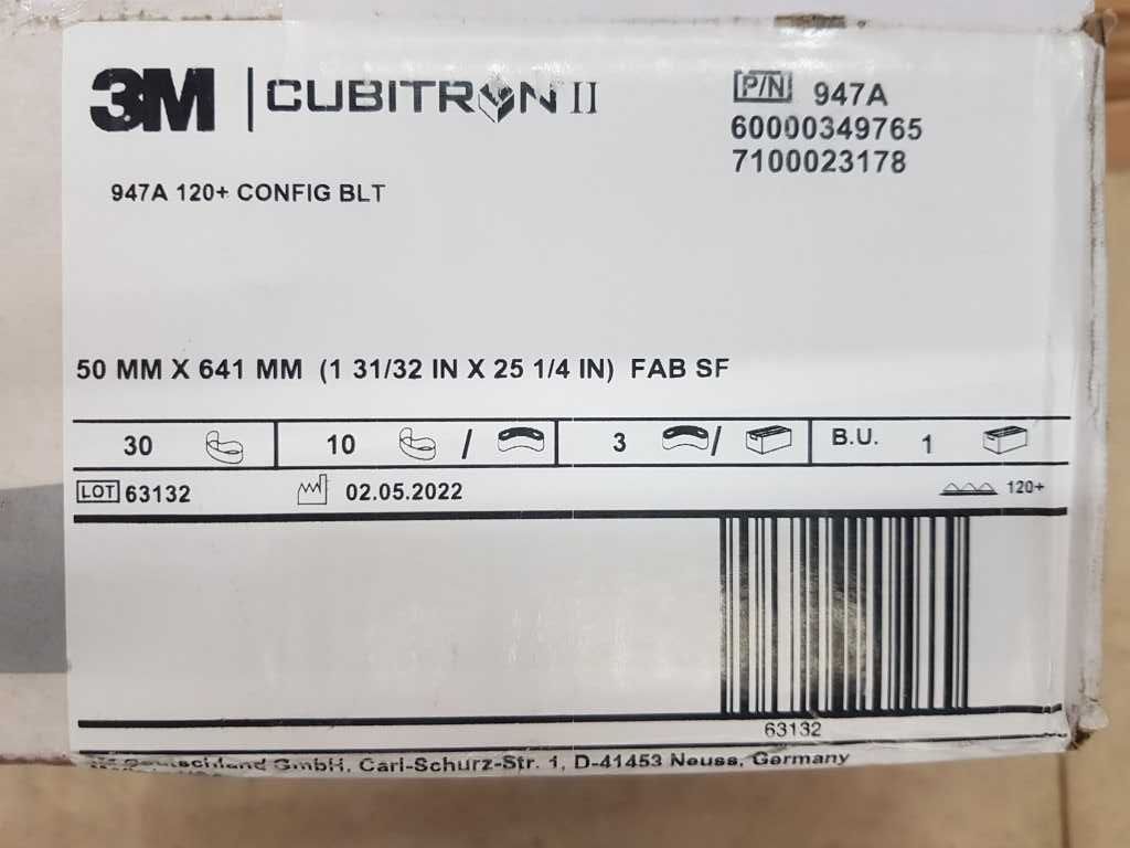 Cinta de Lixa 50x641mm grão 120 da 3M