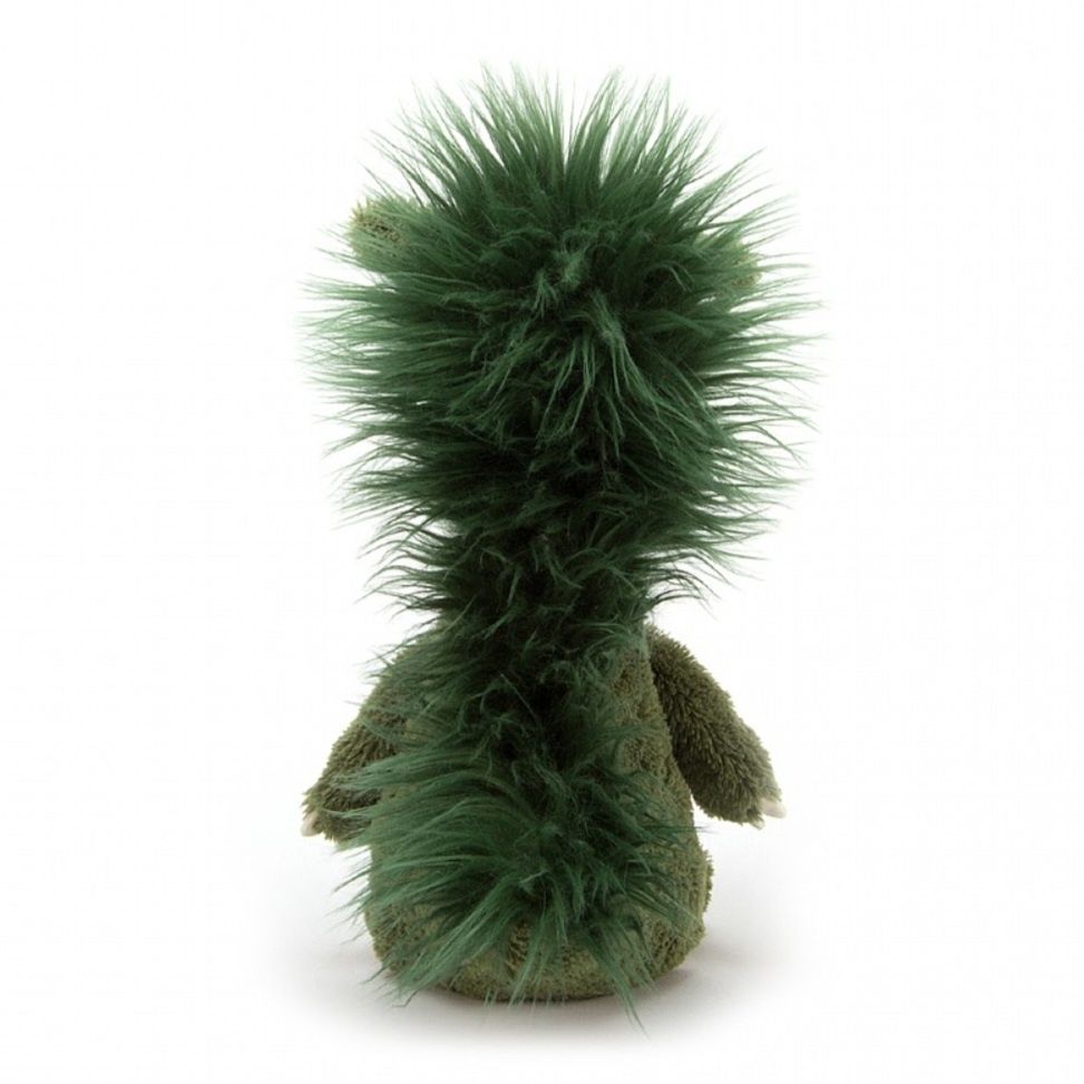 Maskotka, zabawka pluszowa Smok zielony Jellycat z puszystą grzywą
