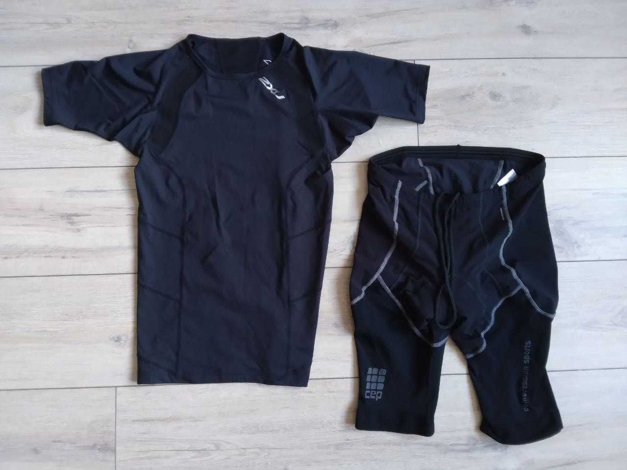 2XU Compression компресійна футболка біг триатлон PWX Flex шорти CEP