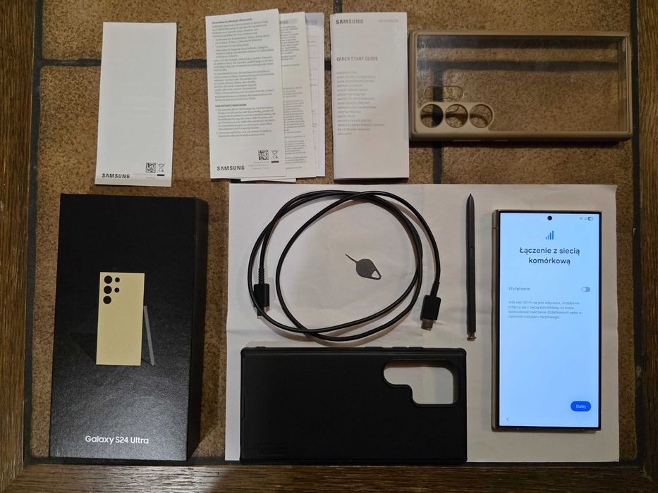 Samsung Galaxy S24 ULTRA 5G 12GB gwarancja BRAK RAT bez rys + DWA ETUI