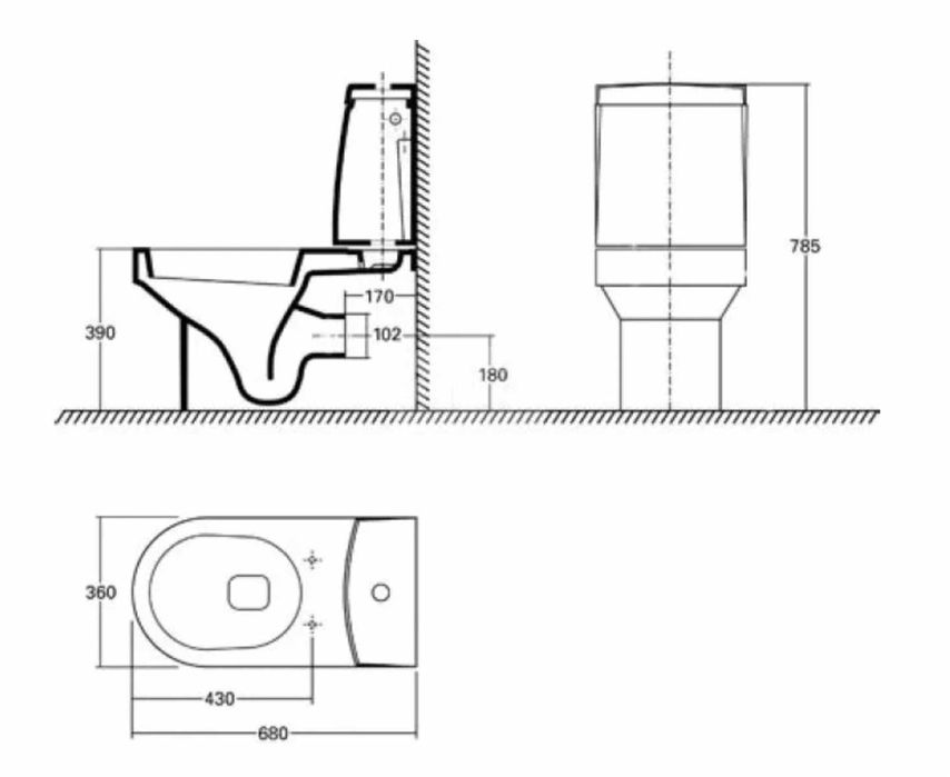 WC kompakt Koło Quattro