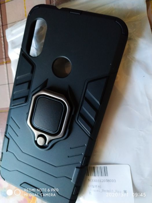 Чехол для Redmi 6 pro с кольцом подставкой.