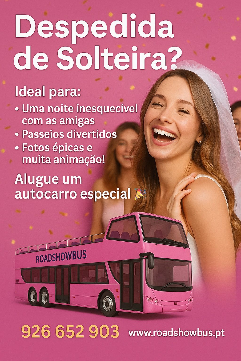 Aluguer de autocarros para todo tipo de evento
