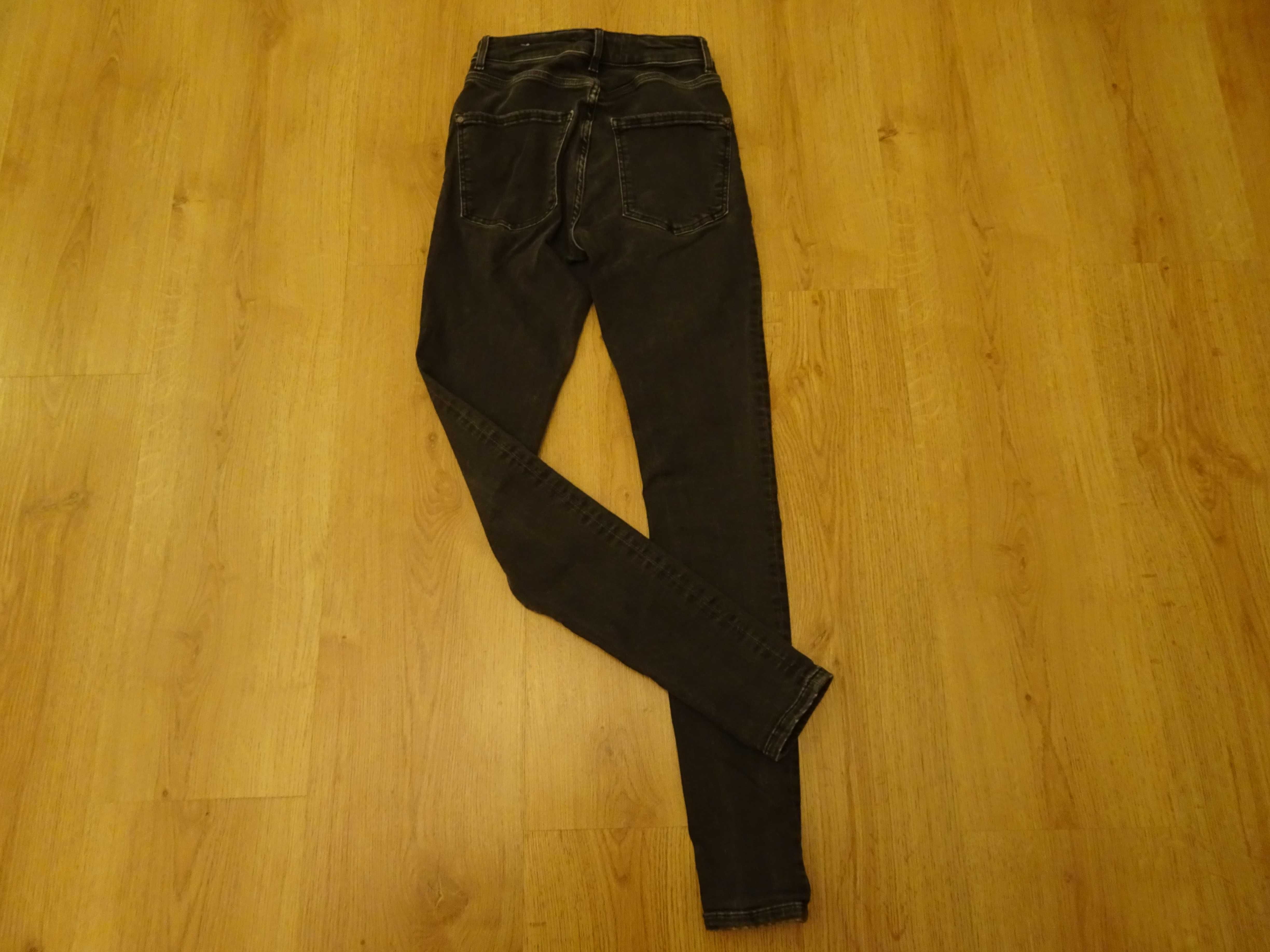 MANGO jeansy damskie xxs/32 skinny, rurki