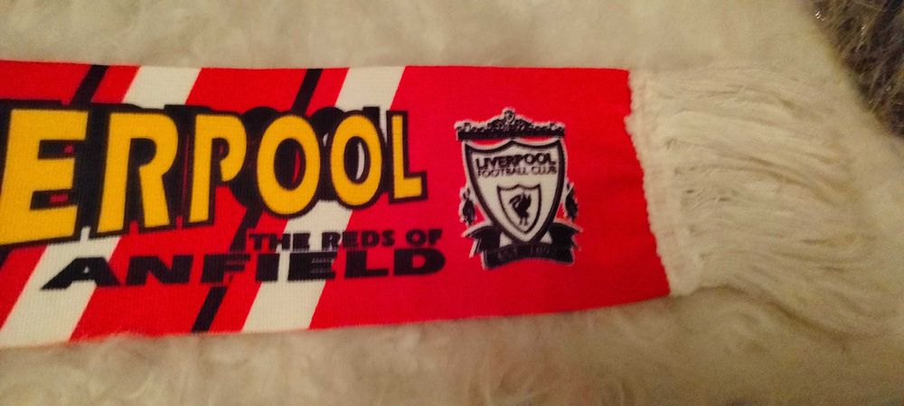 Mini szalik dwustronny Liverpool
