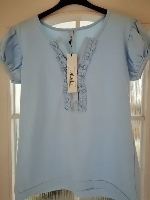 Bluzka damska niebieska