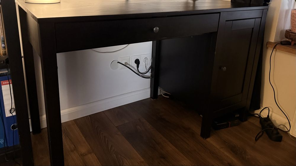 Ikea biurko drewniane lita sosna Hemnes