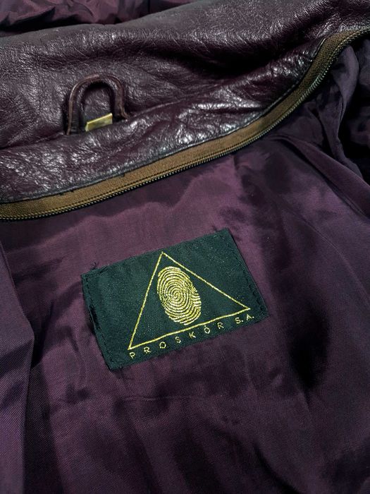 Proskór, skórzana Vintage Parka, damska rozmiar 46 L