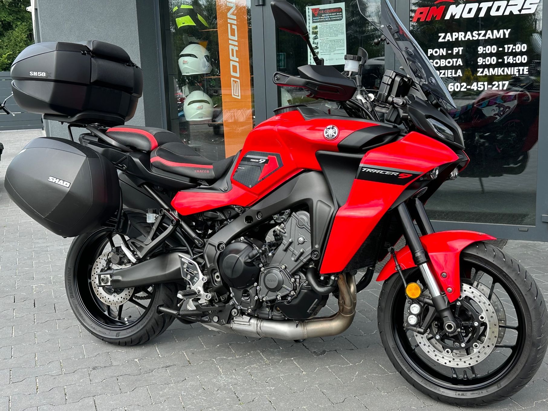Yamaha Tracer 9 model 2021, Idealny STAN , Doposażenie , Bezwypadkowy DOSTAWA PL