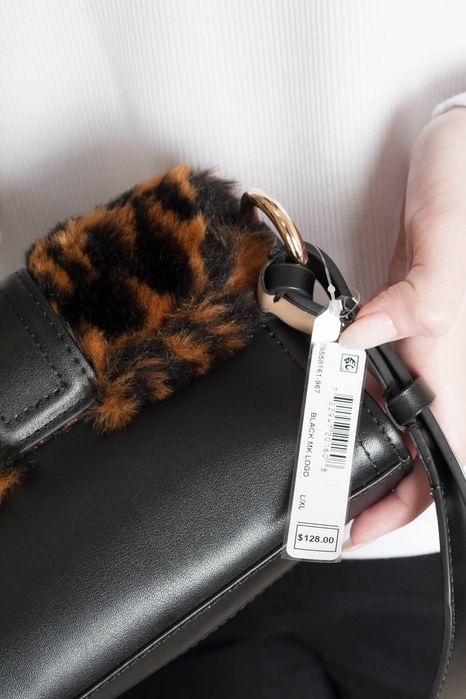 MICHAEL KORS оригинал. Брендовая сумка на пояс поясная бананка черная