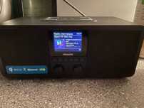 Radio internetowe, głośnik stereo Bluetooth, ład. indukcyjna, budzik..