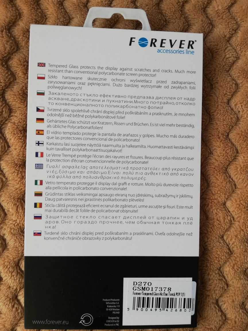 Szkło hartowane do ALC One Touch POP 3