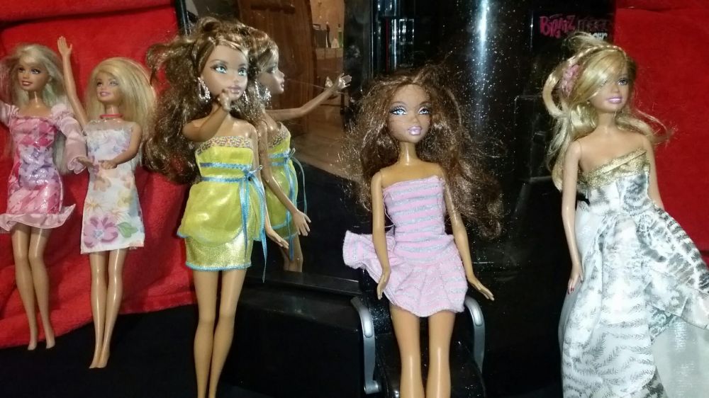 Zakład fryzjerski dla lalek Barbie salon lalki zestaw dla dziewczynki