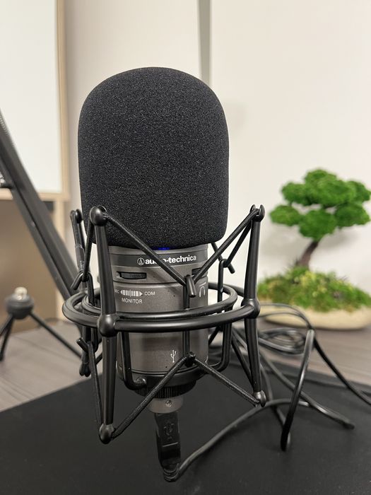 Мікрофон Audio-Technica AT2020 USB + підставки + тримач + поп-фільтр