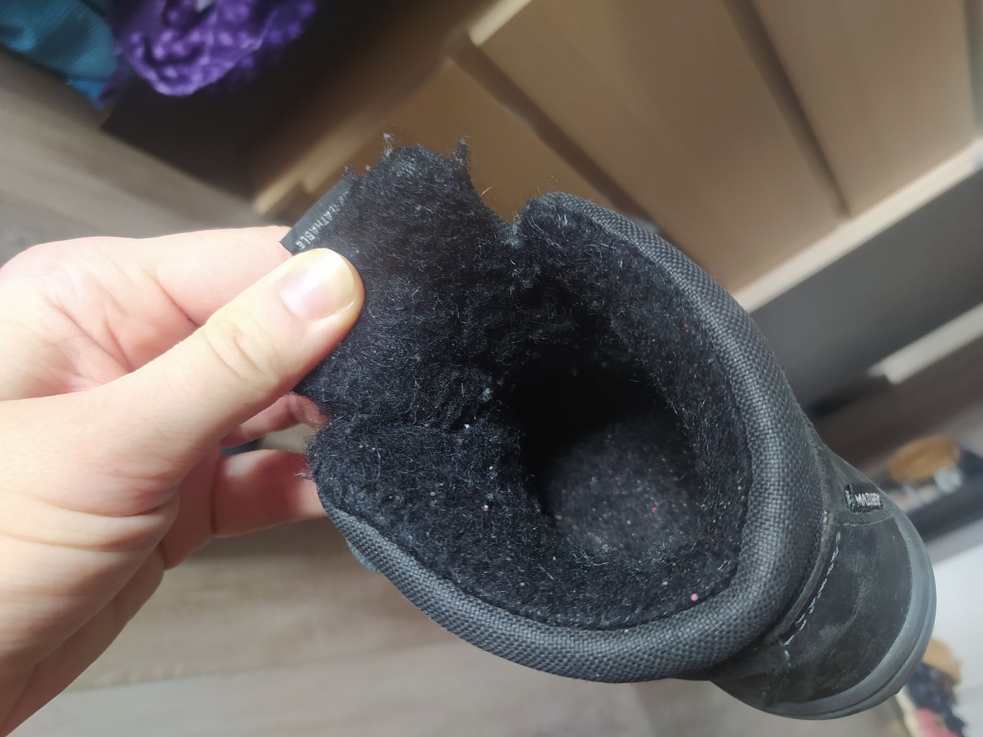Czarne zimowe buty Mazurek r. 23
