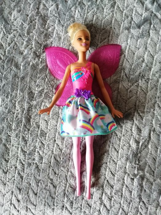 Lalka Barbie Wróżka Latające Skrzydełka
