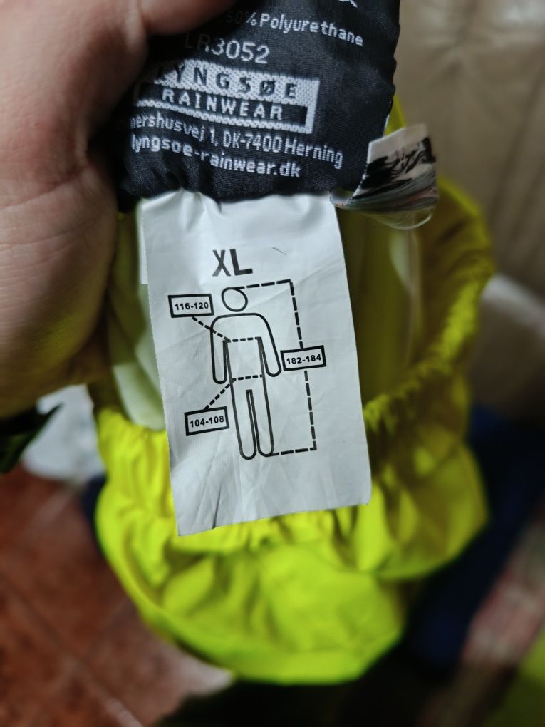 Roupa impermeável de trabalho